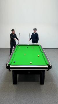 《商务杆法》7.0版本！最后一颗黑8 太难打了！#台球#台球教学#台球技巧