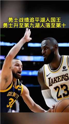 #勇士战胜开拓者 #詹姆斯 #库里 #湖人vs灰熊 #太阳vs国王 勇士vs鹈鹕 国王6比2、勇士5比3、湖人1比7。所以勇士升至第九，湖人掉至第十，国王第八不变。篮球 NBA消息